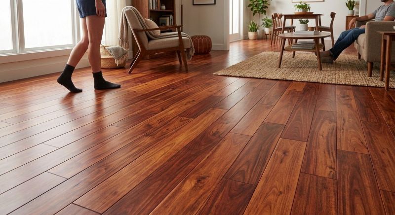 Cherry Floor Installation in Ebensburg, PA