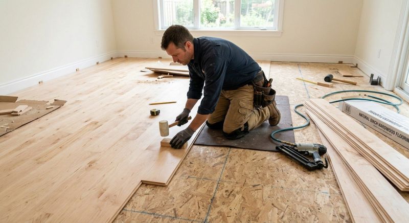 Maple Flooring Installation in Somerset, PA