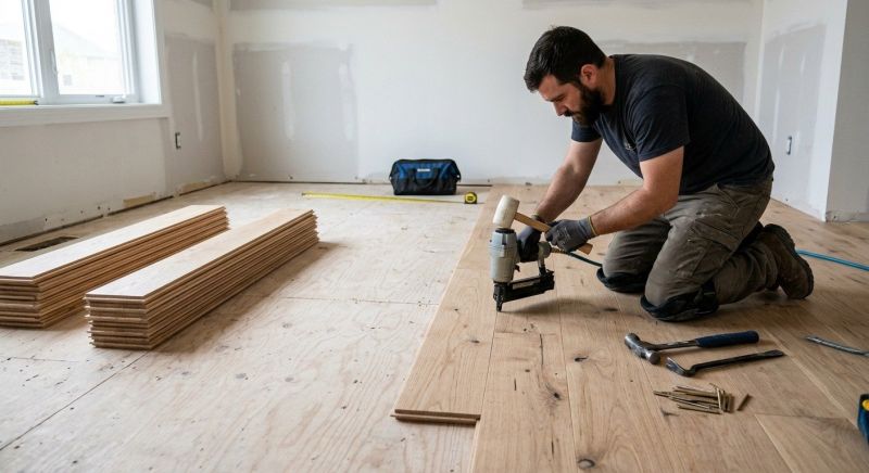 Oak Floor Installation in Gallitzin, PA