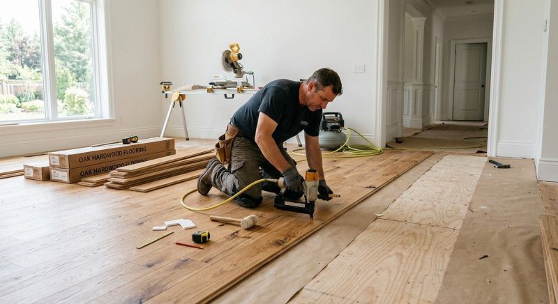 Oak Floor Installation in Gallitzin, PA