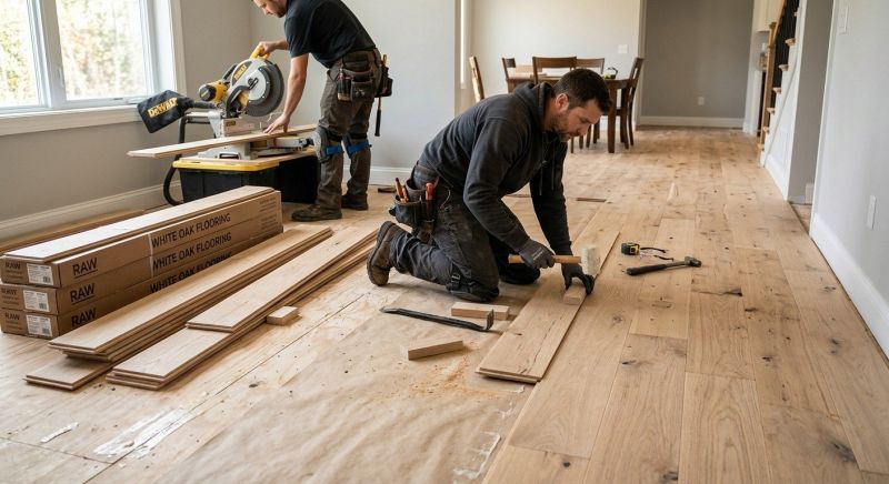 Oak Floor Installation in Ligonier, PA