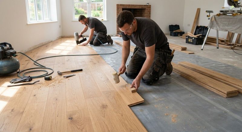Oak Floor Installation in Ligonier, PA