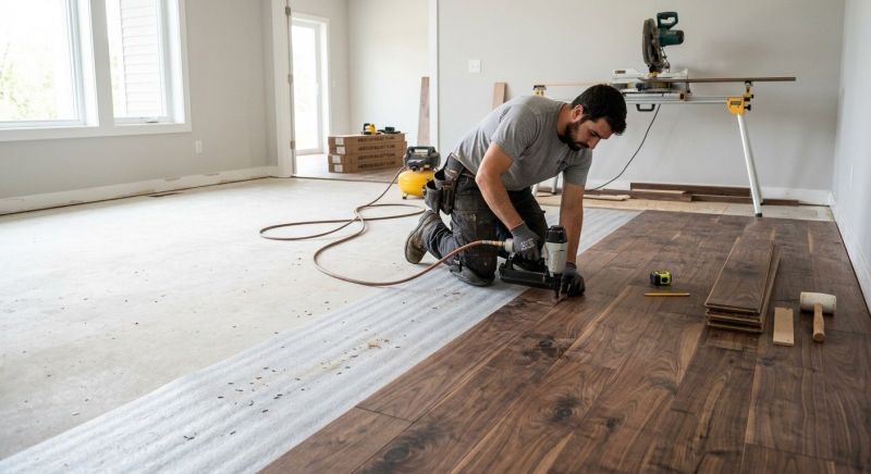 Walnut Flooring Installation in Johnstown, PA