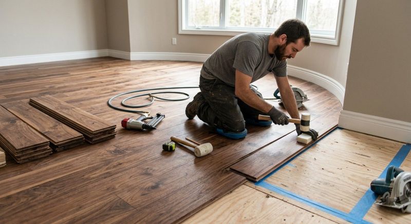 Walnut Flooring Installation in Johnstown, PA